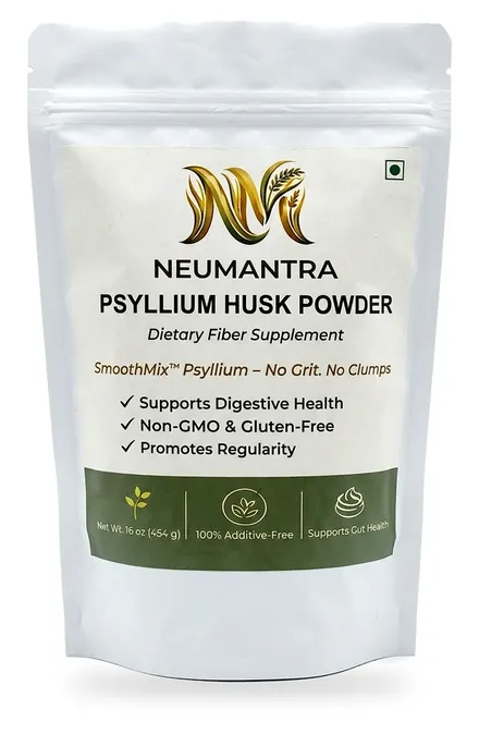 Neumantra Psyllium Husk Powder, 454 g pouch